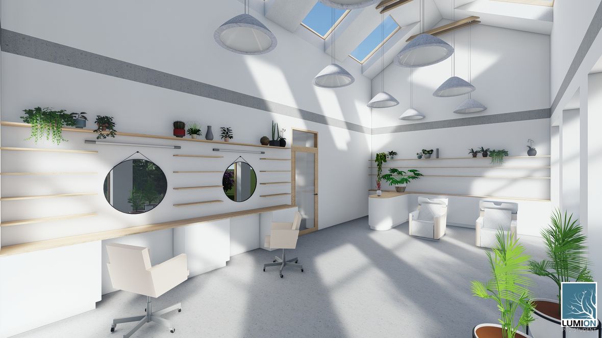 Novostavba rodinného domu s kadeřnictvím