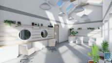 Novostavba rodinného domu s kadeřnictvím