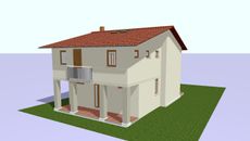 Dom s jednodouchou strechou 