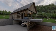 Gazdovstvo pod horou - novostavba Záskalie 