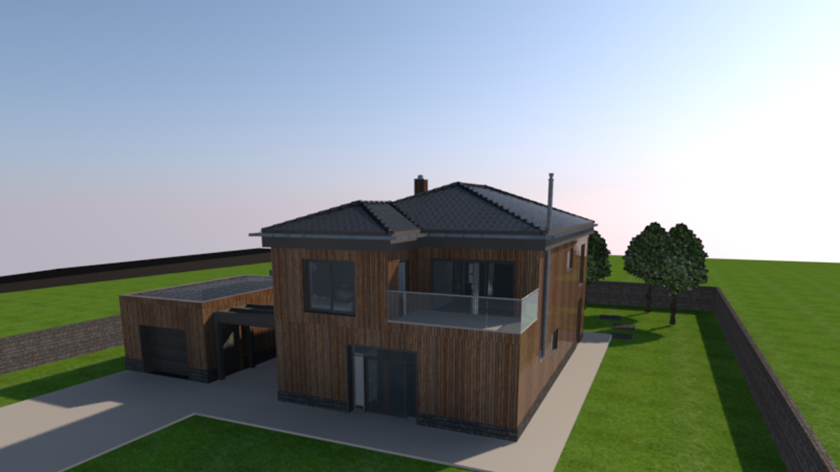 Rodinný dům Skandinávie v ulici Šupichova